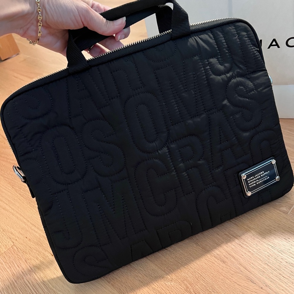 Marc Jacobs Nylon Quilted Laptop Bag NWT